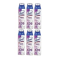 Lysol Max Cover Disinfectant Mist, Lavender Fields Scent 15 Ounces (Pack of 6) 2X Wider Coverage