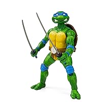 The Loyal Subjects Teenage Mutant Ninja Turtles BST AXN Action Figure NES 8-Bit Leonardo Exclusive 13 cm, BATMNTLEOBW04, Multicoloured