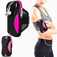 Armband for iPhone 15 Pro, 14 Pro, 13 Pro, 12 Pro, 11 Pro with Airpods Holder Bag, Gym Workouts Running Arm Band Case for iPhone 15 14 13 12 11 XS X 8 7 Plus