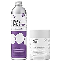 Dirty Labs | Murasaki Sustainable Set | Murasaki 80 Loads & Bio-Enzyme Booster | Hyper-Concentrated | High Efficiency & Standard Machine Washing | Nontoxic, Biodegradable