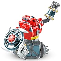 360-Degree Rotating Battle Robot Remote Control Fight Robot,Shields and Fist Weapons, Birthday Gifts, Graduation Gifts, School Gifts for Boys Over 6 Years Old (red)