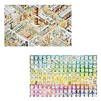 Two Plastic Jigsaw Puzzles Bundle - 4000 Piece - Smart - The Office and 4000 Piece - Kayomi - 160 Cats [H1777+H2090]