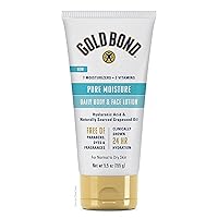 Gold Bond Pure Moisture Lotion, 5.5 oz., Ultra-lightweight Daily Body & Face Lotion