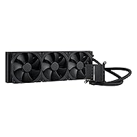 ProArt LC 420 All-in-one CPU Liquid Cooler with Illuminated System Status Meter and Three Noctua NF-A14 industrialPPC-2000 PWM 140mm Radiator Fans