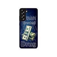 Freethinker, World’s Greatest Design, Samsung S21 Plus Soft Black TPU case, Slim Fit, Shock Proof, Non Slip, with Money, Wall Street, Wealth, Funny, Wolf of Wall Street Theme
