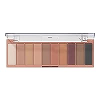 e.l.f. Perfect 10 Eyeshadow Palette, Ten Ultra-pigmented Neutral Shades, Smooth, Creamy & Blendable Formula, Vegan & Cruelty-free, Summer Breeze