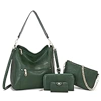 Qiyuer Large Hobo Bags Purse For Women Purses And Handbags Set Fashion Shoulder Tote Bag With Wallet