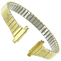 11-14mm Speidel Gold Tone Stainless Steel Ladies Expansion Watch Band 717/32