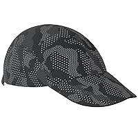 Salomon XA Unisex Reflective Cap, Powerful and Lightweight, Selected Materials, Comfort for Everyday Use, Deep Black, AO, Reflective Silver, One Size