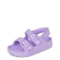 The Children's Place girls And Toddler Girls Buckle Slides With Backstrap