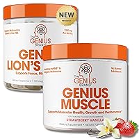 Genius Mind & Muscle Performance Bundle: Lions Mane + Muscle Builder
