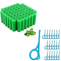 60 PCS Aligners Chewies, Retainer Chewies, Chewies Aligner Tray Seaters, Mint Flavor