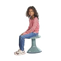 ECR4Kids ACE Active Core Engagement Wobble Stool, 15-Inch Seat Height, Flexible Seating, Seafoam