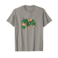 Ripe peaches on a leafy branch T-Shirt