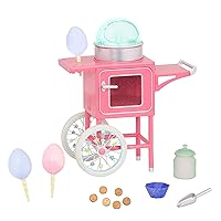 Glitter Girls by Battat – Cotton Candy Machine On Wheels for 14