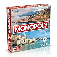 Winning Moves - The Most Beautiful Villages of Italy and Sicily, Monopoly, Board Game, 8+ Years
