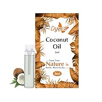 Crysalis Coconut (Cocos Nucifera) Oil|100% Pure & Natural Undiluted Carrier Oil Organic Standard for Skin & Haircare-3ml