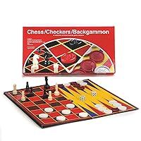 Pressman PRE111312 Chess/Checkers/Backgammon