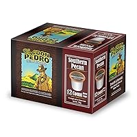Cafe Don Pedro Southern Pecan Low Acid Coffee Pods - Compatible with Keurig K-cup Coffee Maker, 100% Arabica, Battles Heartburn, Acidic Reflux, 72 count
