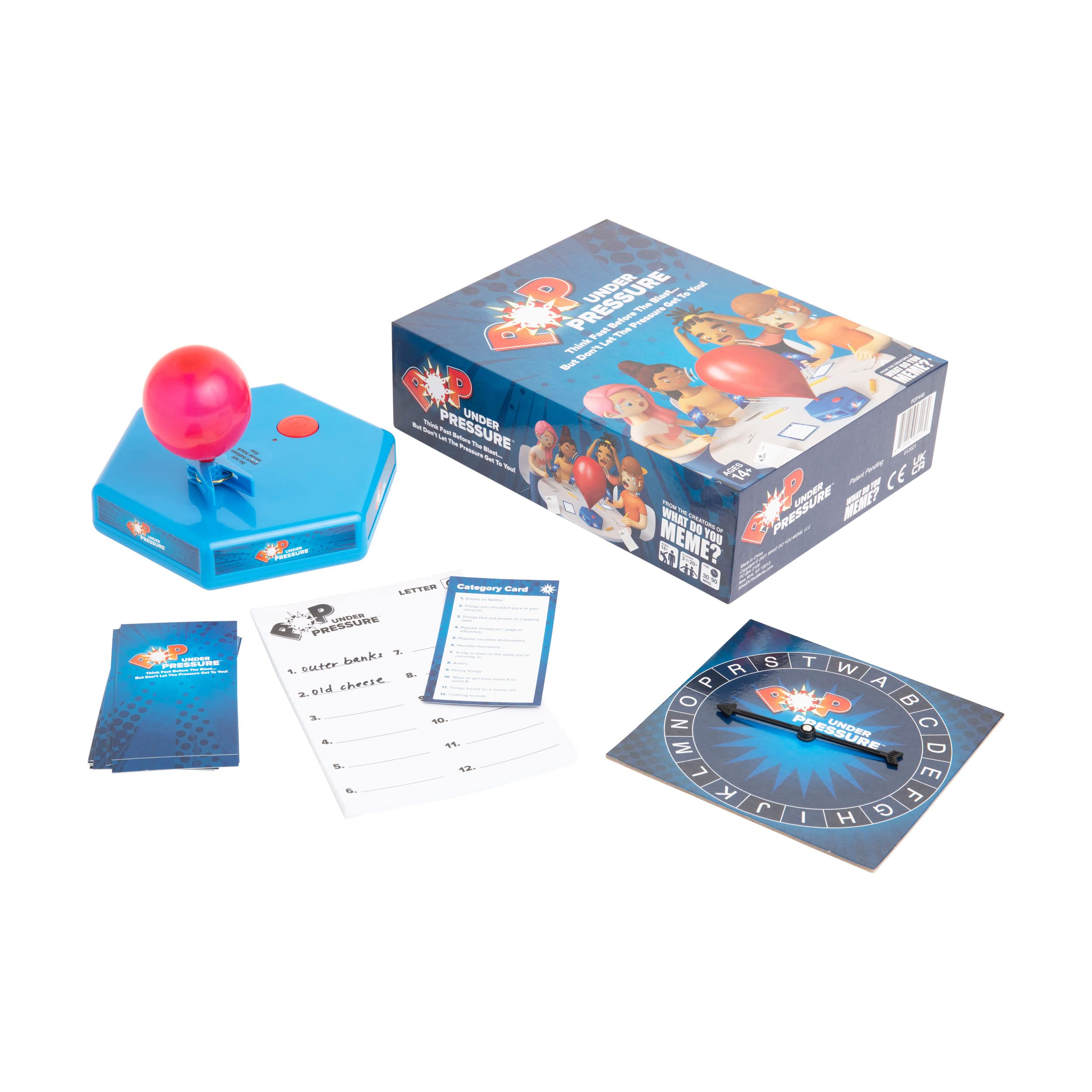 WHAT DO YOU MEME? Pop Under Pressure - A Game of Categories, But with A Blast Family