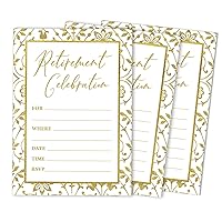 Pack Of 30, Join Us Invitations With Envelopes, Retirement Party Celebration Invite Cards Fill-In Style Party Supplies 5 X 7 Inches