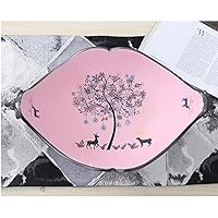 CHUNCIN - Pink Decorations with lid Living Room Crafts Ashtray