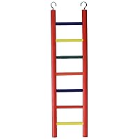 Prevue Pet Products BPV01136 Carpenter Creations Hardwood Bird Ladder with 7 Rungs, 15-Inch, Colors Vary
