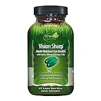 Vision Sharp Multi-Nutrient Eye Health with Lutein, Bilberry & Omega-3s - 42 Liquid Softgels