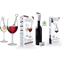 Drink PureWine Wand & Phoenix Wine Purifier Bundle, Removes Histamines & Sulfites Reduces Hangovers