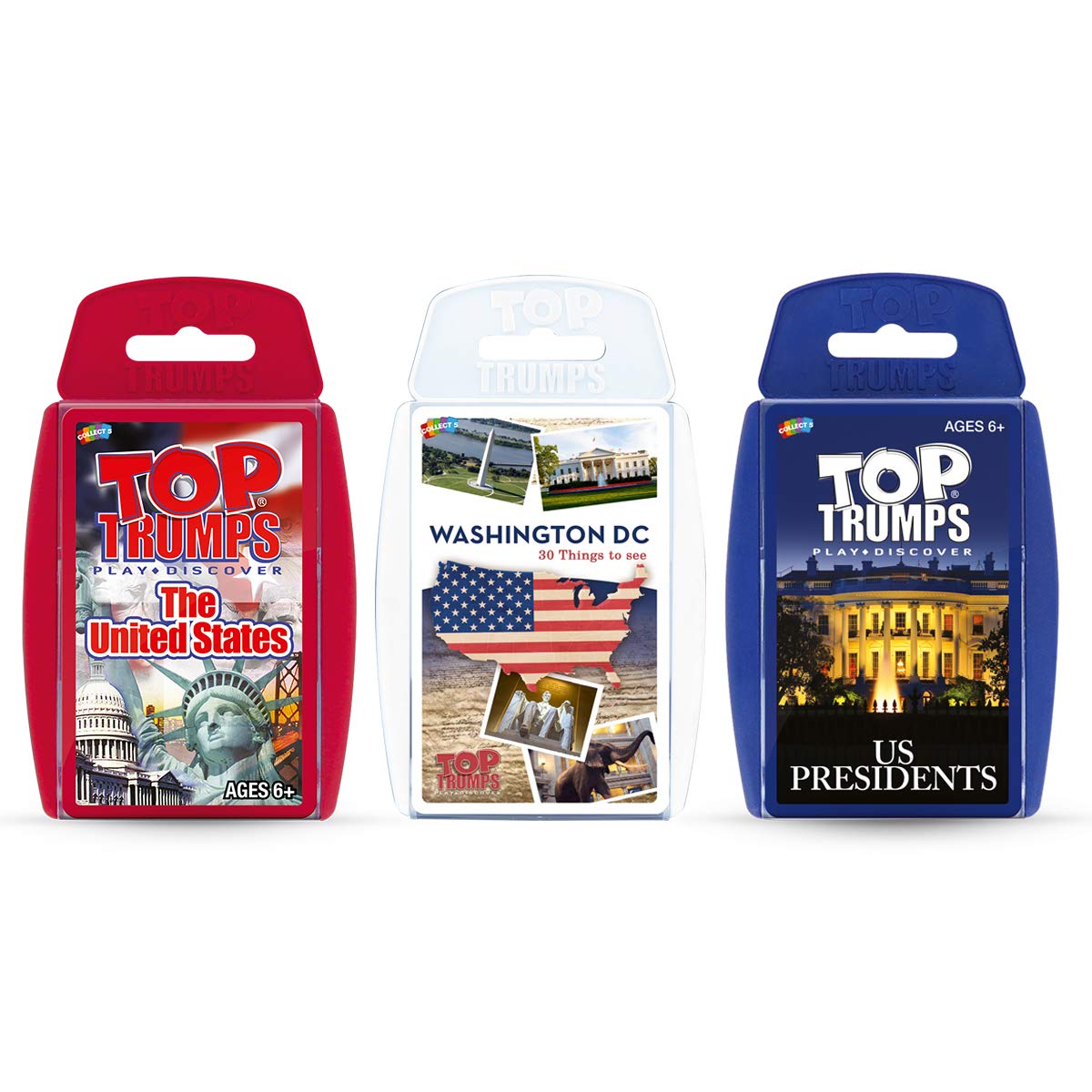 Red, White and Blue Top Trumps Card Game Bundle