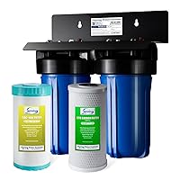 iSpring WGB21B-KS 2-Stage Whole House Water Filtration System with 10