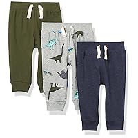 And Toddler Boy Active Dino Fleece Jogger Pants 3-pack