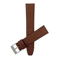 Bandini Leather Watch Band Strap - Classic - Slim - 2 Colors (With or Without Stitch) - 6mm, 8mm, 10mm, 12mm, 14mm, 16mm, 18mm, 20mm (Also comes in Extra Long, XL)