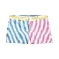 Polo Ralph Lauren Little Girls Striped Cotton Poplin Shorts