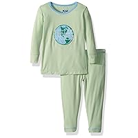KicKee Pants Baby Girls' Short Sleeve Applique Pajama Set