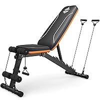 Workout Bench, Adjustable Weight Bench for Home Gym, 750LBS Weight Capacity for Full Body Workout