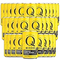 Q Mixers Tonic Water Premium Cocktail Mixer Made with Real Ingredients 7.5oz Cans | 30 PACK