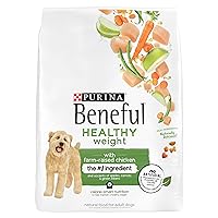 Purina Beneful Healthy Weight Dry Dog Food With Farm-Raised Chicken - (Pack of 4) 3.5 lb. Bags