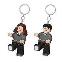 LEGO Harry Potter & Hermione Keychain Light Bundle, Ages 6+, includes 1 Harry Potter Keychain Light and 1 Hermione Keychain Light