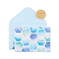 Papyrus Blank Cards with Envelopes, Hexagon Pattern (14-Count)