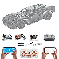 Speed Power Functions Motor Accessories for Lego 42127 Technic The Batman Batmobile, APP 4 Control Modes, with 2 Motor, Modification Accessories Set (Model not Included) (Super Motor)