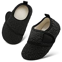 Scurtain Toddler Warm Winter House Slippers Baby Boys Girls Indoor Home Slippers Cozy Lightweight Non-Slip Shoes For Infant Kids Plush Linned