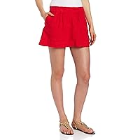 Michael Stars Women's Linen Mini Flare Skirt