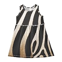 Girls Sleeveless Dress Adorable Tank Play Sundress 2T-8T