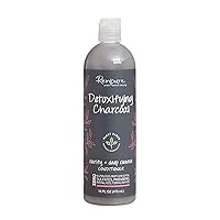 RENPURE Plant Based Beauty Detoxifying Charcoal Clarify + Deep Cleanse Conditioner, Mint, 16 Fl Oz
