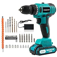 Brushless Cordless Drill, 21V Electric Power Drill Driver with 3/8