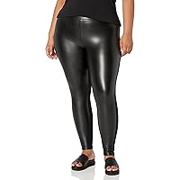 EVANS Women's Plus Size Pu & Ponte TRS