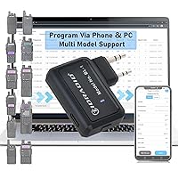 TIDRADIO Ham Radio Wireless Programmer Adapter APP and PC Program for Baofeng UV-5R and Multiple Models No Driver Issues Instead of Program Cable