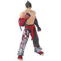 BANDAI Game Dimensions Tekken Jin Kazama Action Figure | 17cm Jin Kazama Figure With 17 Points Of Articulation And Accessories Based On Tekken Video Games | Action Figures Girls And Boys Toys