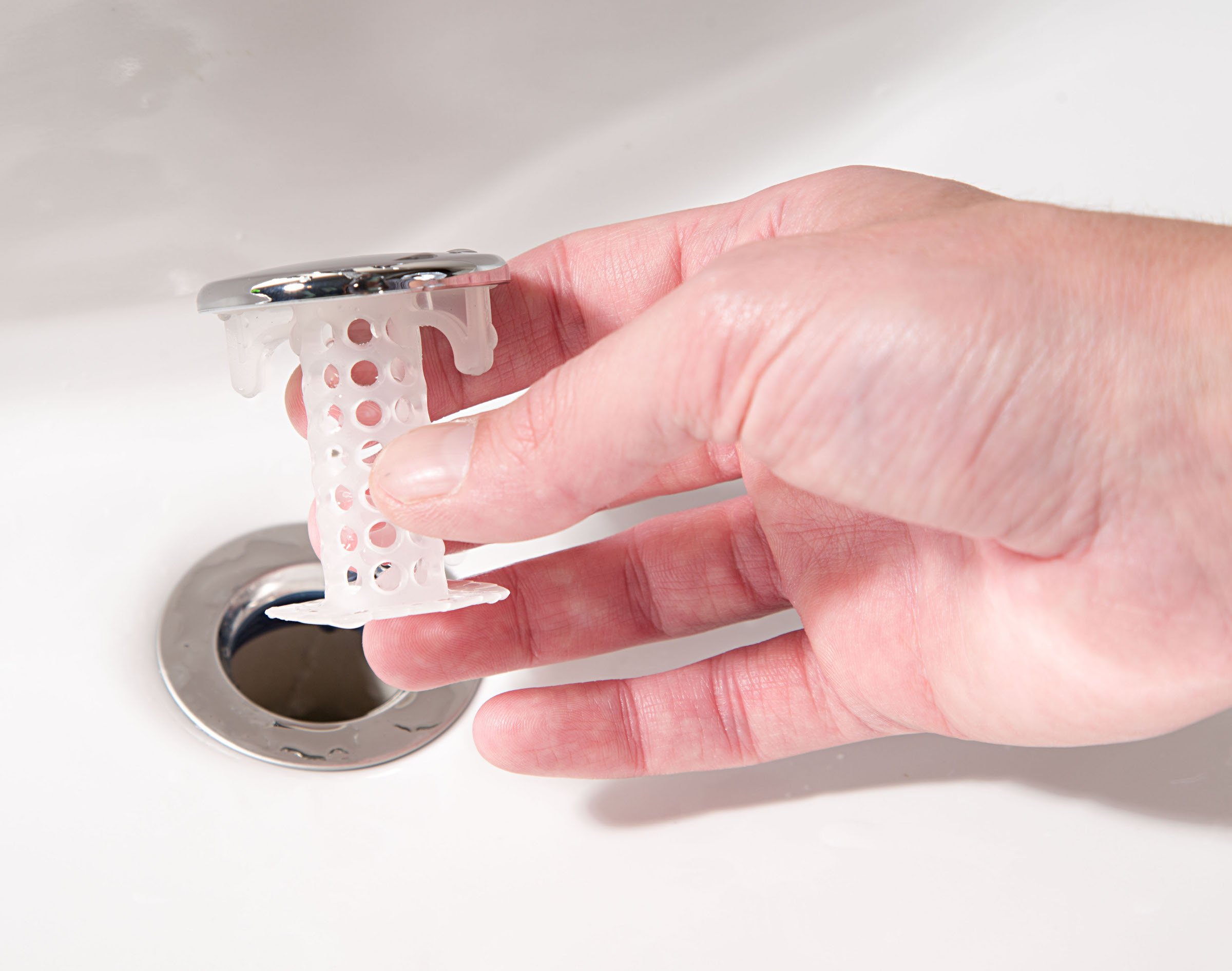 TubShroom and SinkShroom Drain Protectors Hair Catchers for Bathtubs and Sinks, Chrome